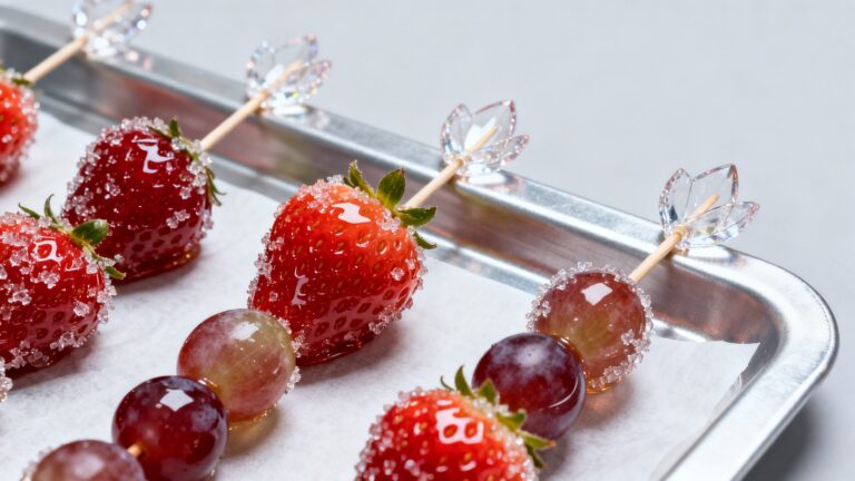 Easy Tanghulu Recipe | Homemade Candied Fruit with Glossy Crunch