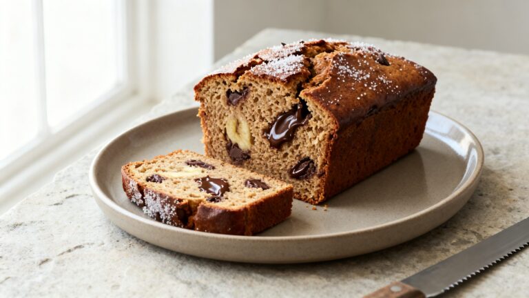 How To Make Banana Chocolate Loaf | Rich Super Moist Banana Bread