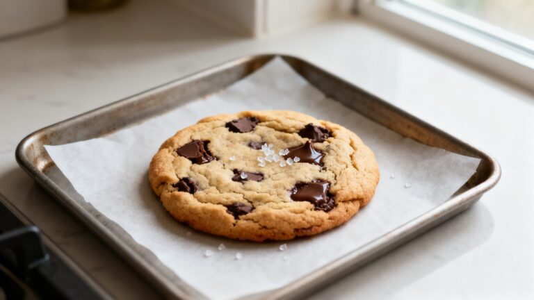 Single Cookie Recipe | Soft Chocolate Chip Dessert for One Person